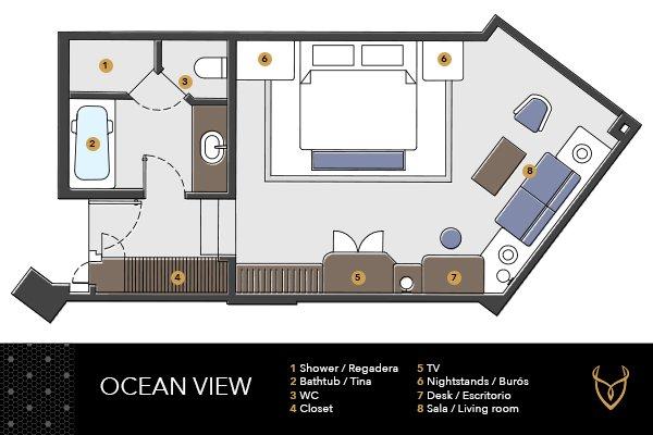 DESIRABLE EXPERIENCE OCEAN VIEW ROOM  Desire Pearl Riviera Maya Resort Puerto Morelos DESIRABLE EXPERIENCE OCEAN VIEW ROOM  Desire Pearl Riviera Maya Resort Puerto Morelos