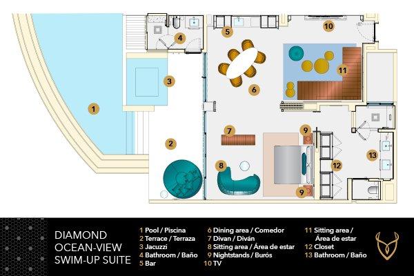 Diamond Ocean-View Swim-Up Suite Desire Riviera Maya Resort Puerto Morelos Diamond Ocean-View Swim-Up Suite Desire Riviera Maya Resort Puerto Morelos