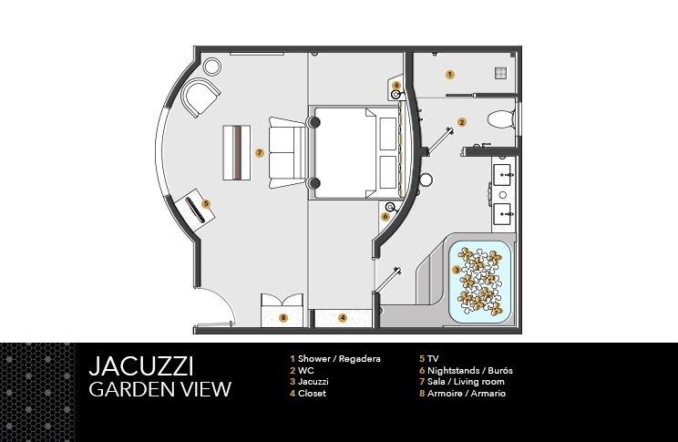 JACUZZI ROOM GARDEN VIEW Desire Riviera Maya Resort Puerto Morelos JACUZZI ROOM GARDEN VIEW Desire Riviera Maya Resort Puerto Morelos