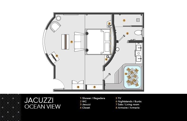 JACUZZI ROOM OCEAN VIEW Desire Riviera Maya Resort Puerto Morelos JACUZZI ROOM OCEAN VIEW Desire Riviera Maya Resort Puerto Morelos