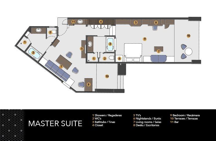 Master Suite  Desire Pearl Riviera Maya Resort Puerto Morelos Master Suite  Desire Pearl Riviera Maya Resort Puerto Morelos