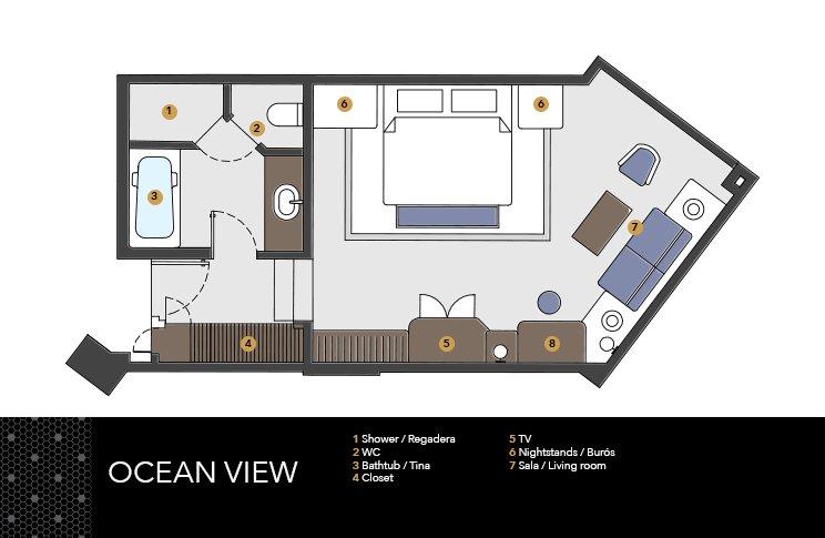 OCEAN VIEW ROOM  Desire Pearl Riviera Maya Resort Puerto Morelos OCEAN VIEW ROOM  Desire Pearl Riviera Maya Resort Puerto Morelos