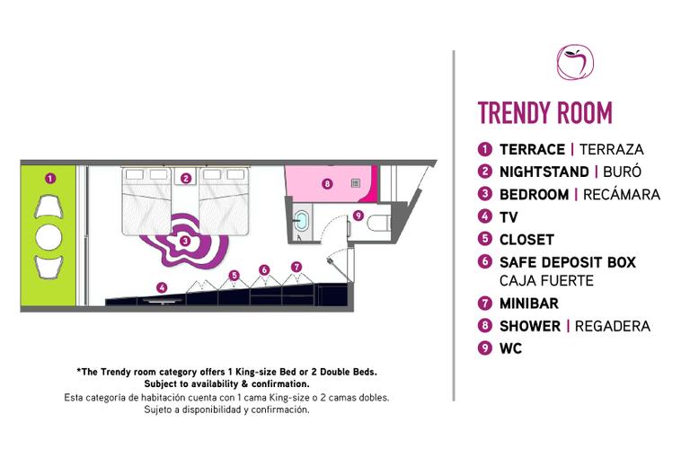 Trendy Room Temptation Cancun Resort Cancún Trendy Room Temptation Cancun Resort Cancún