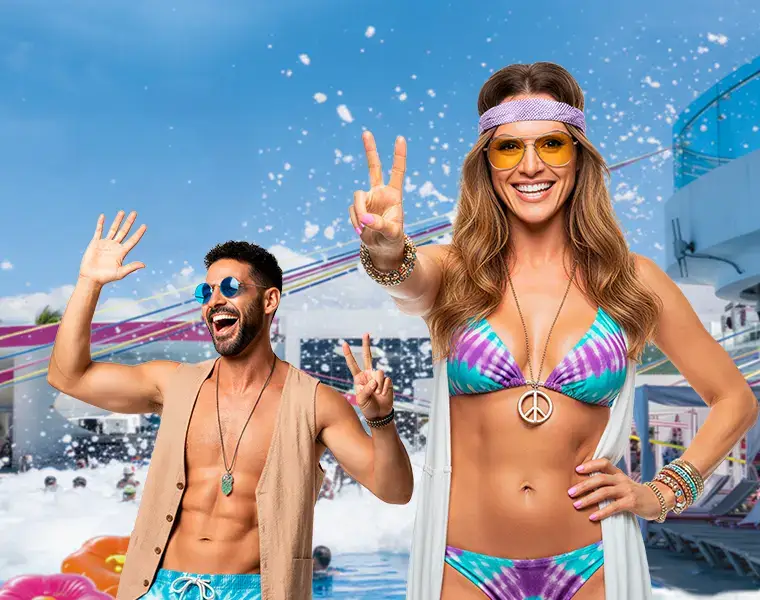 PEACE N LOVE FOAM POOL PARTY